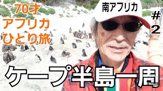 70才アフリカひとり旅:南アフリカのケープ半島のボンダーズビーチのケープペンギン.ケープポイントそして喜望峰を一周してきました。