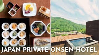 Best PRIVATE ONSEN RYOKAN Hotel Family HAKONE Tokyo Japan - Room Tour, Kaiseki🌸Aura Tachibana あうら橘