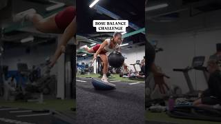 BOSU balance challenge 💪🔥 stability, balance, focus, and core engagement all in one. #shorts