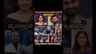 Bigboss season 11 Kannada|ನಿಮ್ಮ ಸಪೋರ್ಟ್ ಯಾರಿಗೆ. #shorts #viralvideo #bigbosskannada11