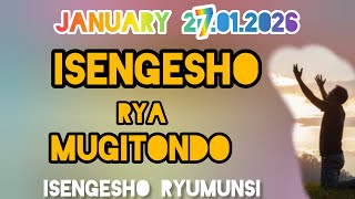 27.01.2025 ISENGESHO RYA MUGITONDO |Isengesho RYUYUMUNSI na EV: Fabrice