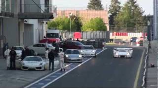 Lamborghini Murcielago R-GT acceleration / soundcheck