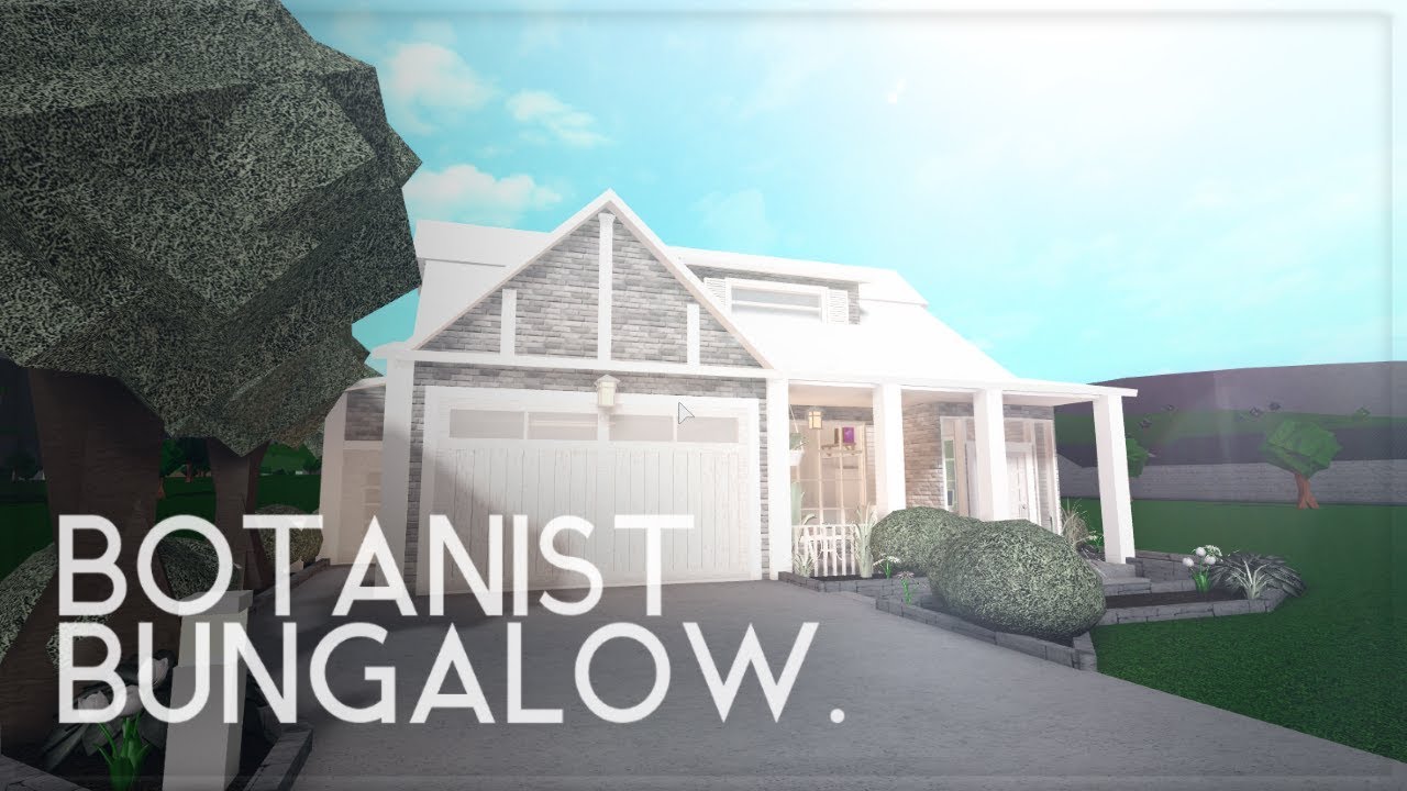 Roblox || Welcome To Bloxburg: Botanic Bungalow || Speedbuild - YouTube