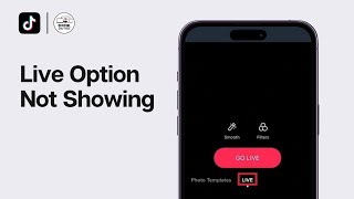 TikTok Live Option Not Showing in iPhone  How to Go Live on TikTok