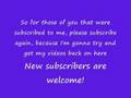 To all SeanaPrincessD subscribers, My videos: TLC, Tia and..