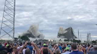 Cooling Tower Implosion St John's River Power Park JEA Jacksonville Florida