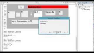 Visual basic 6 Math game part 4