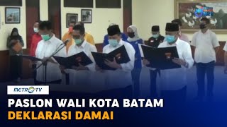 Dua Paslon Wali Kota Batam Deklarasi Damai