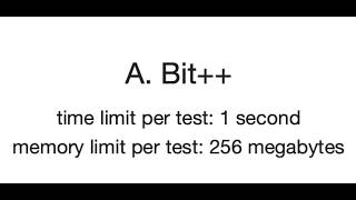 Codeforces 282A Bit++ | Easy Beginner Solution & Explanation in Python