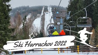 Narty w Harrachov marzec 2022 - Ski downhill in Czech Republic