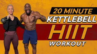 20 Minute Total Body Kettlebell HIIT Workout – EMOM Circuit