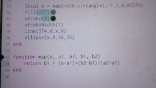 Translating Harmonic Motion Example from Processing into Lua 2