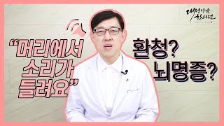 머리에서 소리가 나는 동의보감 뇌명증/ 환청과는 전혀 다릅니다