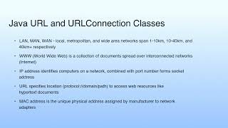 Java URL and URLConnection Classes | Lecture 48: Networking with Java