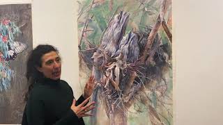 Gina Kalabishis 'The Flying Gardeners' Exhibition - Gina talks about her artwork 'Pest Controllers'