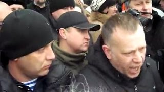 Захарченко на стороне украинских олигархов. Митинг в Донецке 17.03.2014г.