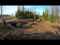 my homestead pond digging in 10 min timelapse