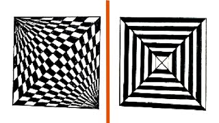 2 EASY Optical illusion Drawing/ Patterns/ Tricks/ Abstract Drawing for Kids