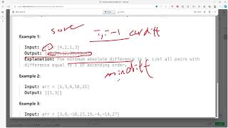LeetCode 1200 | Minimum Absolute Difference Array | Java