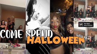 Come Spend Halloween with me || party, fashion show, productivity, laughs +more!!!