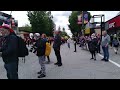 the viking marching band at the 50th hyack international parade may 2022.