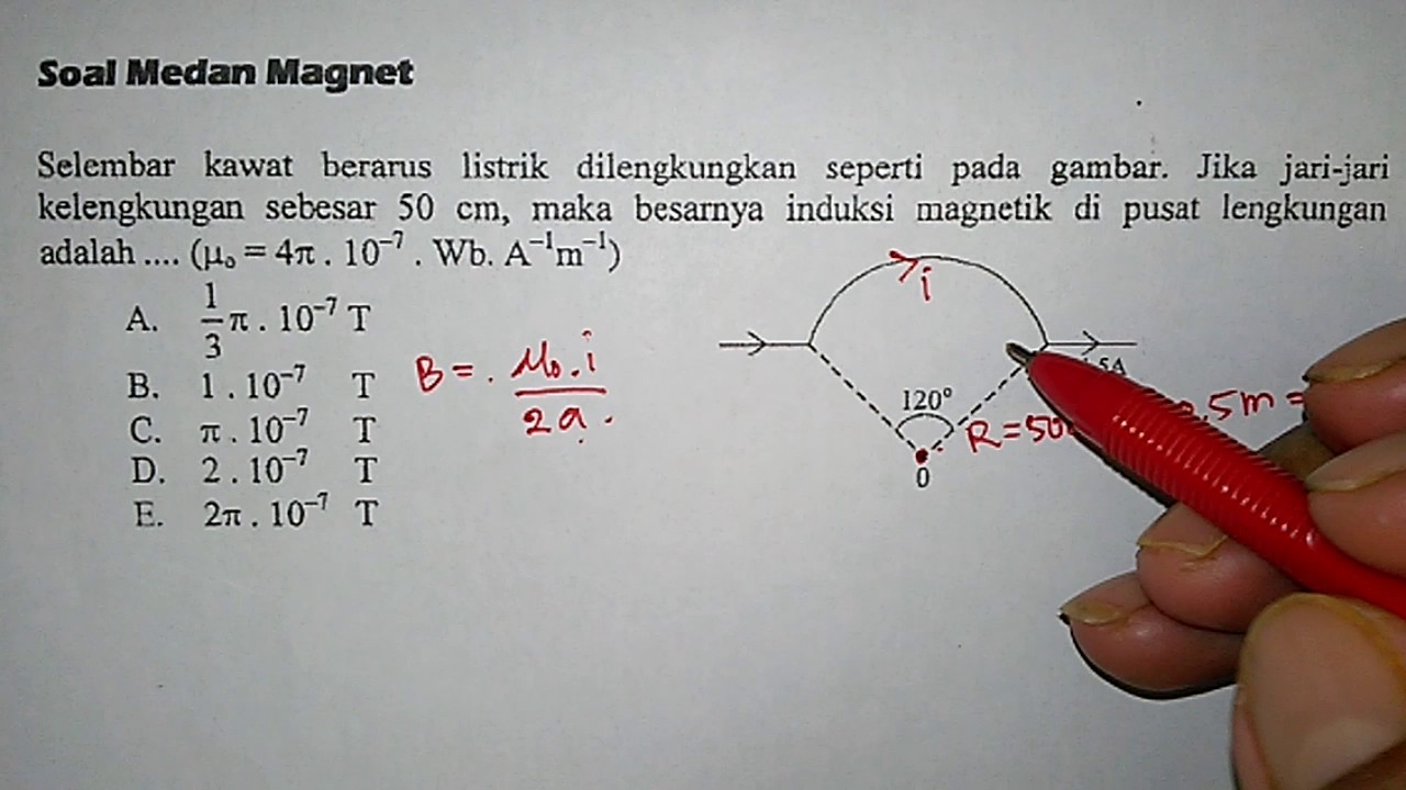 Tutorial Menghitung Medan Magnet Disekitar Kawat Melingkar - YouTube