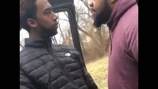 DETROIT GOONS CONFRONT THE GUYS THAT BROUGHT RICO RECKLEZZ TO DETROIT ( HOOD SHIT ) RAP BEEF