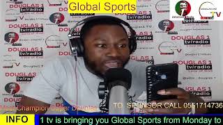 #Douglas1Radio/Tv #Global MorningSports #WednesdayEdition With #ChampionSuperDouglas