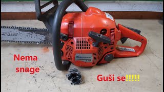 Husqvarna 440 ll  Nema snage (pojašnjenje)