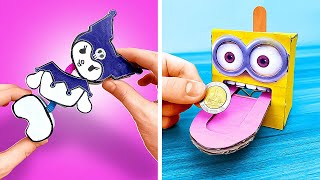 WOW! 😲 Amazing Cardboard DIYs for School You MUST Try! 🎨📏