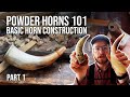 How to make a simple powder horn | DIY blackpowder accoutrements