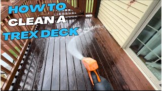 How To Clean A Trex Deck