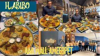 Hyderabad famous Habibo, the Indo Arabic kitchen at AAA Mall, Ameerpet, Mandi kebab platters🔥🔥🔥🔥🔥😱😱😱