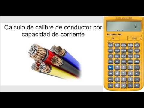 Calculo Del Calibre De Un Cable Conductor De Corriente Electrica - YouTube