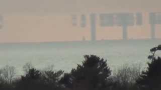 Superior Mirage of Chicago Skyline from St. Joseph, Michigan 60 Miles Away