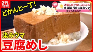 【大人気】じゅわウマ豆腐めし＆特大ハンバーガー！行列店のこだわりメニュー『every.特集』