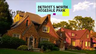 A Drive Through Detroit's North Rosedale Park In August, 2024. One Of Detroit's Best Neighborhoods.