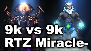 Arteezy vs Miracle- World First 9k vs 9k Battle NEL Dota 2