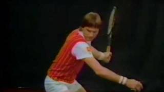 Jimmy Connors and his Wilson Pro Staff Original 85 sq. Wilson's Advertisement