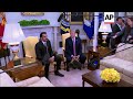 trump welcomes emir of qatar to white house