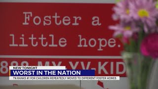 TN ranks #1 for children repeatedly moved to different foster homes — experts say this has long-term