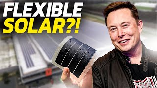 Elon Musk REVEALS New Tesla FLEXIBLE Solar Panels! 400WATT, 250 Years! To BUST Tesla Solar in Texas!