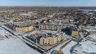 Жилой комплекс «Заречье» с высоты птичьего полета