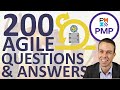 200 AGILE PMP Questions and Answers - the BEST Preparation for the Exam!