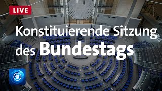 Konstituierende Sitzung des Bundestages | via Phoenix