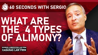 What are the 4 Types of Alimony?