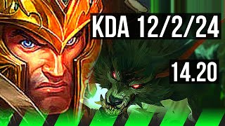 JARVAN IV vs WARWICK (JGL) | 12/2/24, Legendary | KR Diamond | 14.20