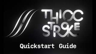 Thicc Stroke for After Effects Quick Start