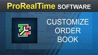 Order book configuration - ProRealTime