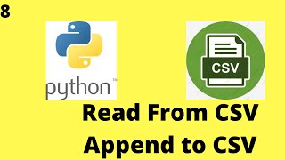 Read CSV and Append CSV in Python